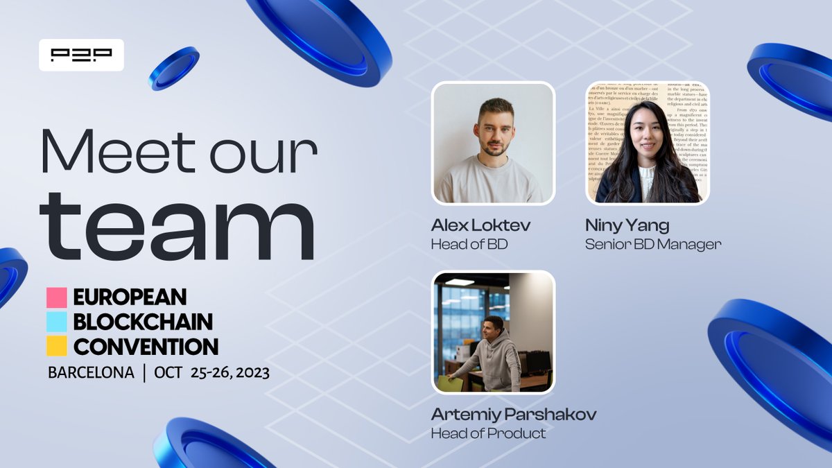 P2Pvalidator's tweet photo. European Blockchain Convention in Barcelona here we come 🎉

📅 25-26 Oct 2023 | Barcelona
👁️ 5.000 attendees
👨‍🚀 300 speakers
👨‍👨‍👧 3 great people from @P2Pvalidator team
🌆 1 rooftop event you don't want to miss

We invite you to our VIP Closing Party: https://t.co/6kOA0OCAEb
Join! https://t.co/fWHbBcp7oG