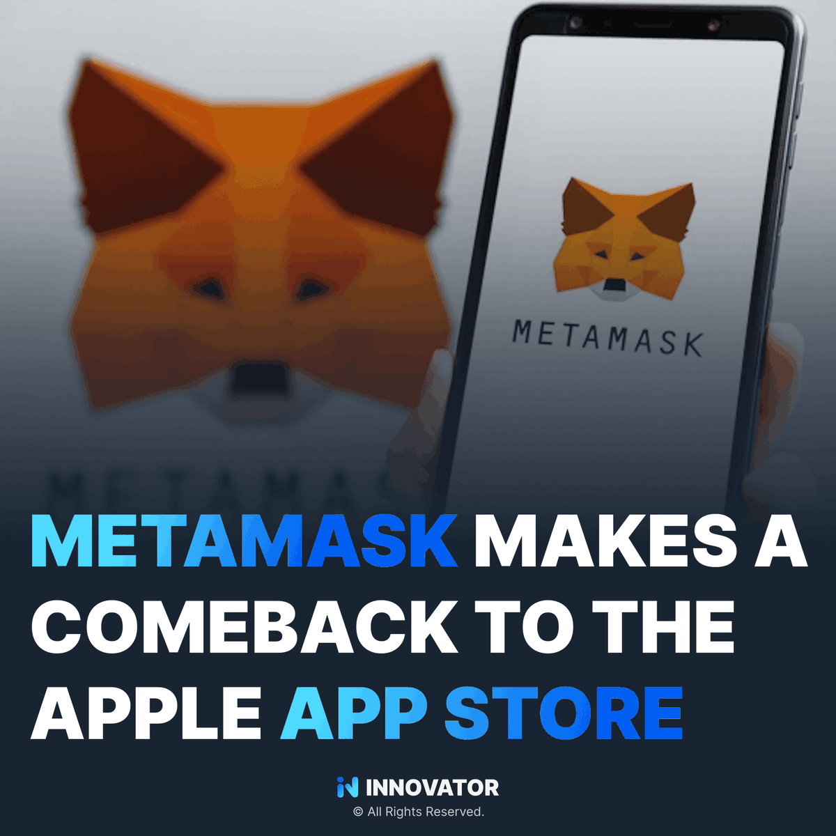 INNOVATORCHAIN's tweet image. MetaMask's Return: Back on the Apple App Store! 📲🔐🍏 

#MetaMask #CryptoApps #AppStoreNews