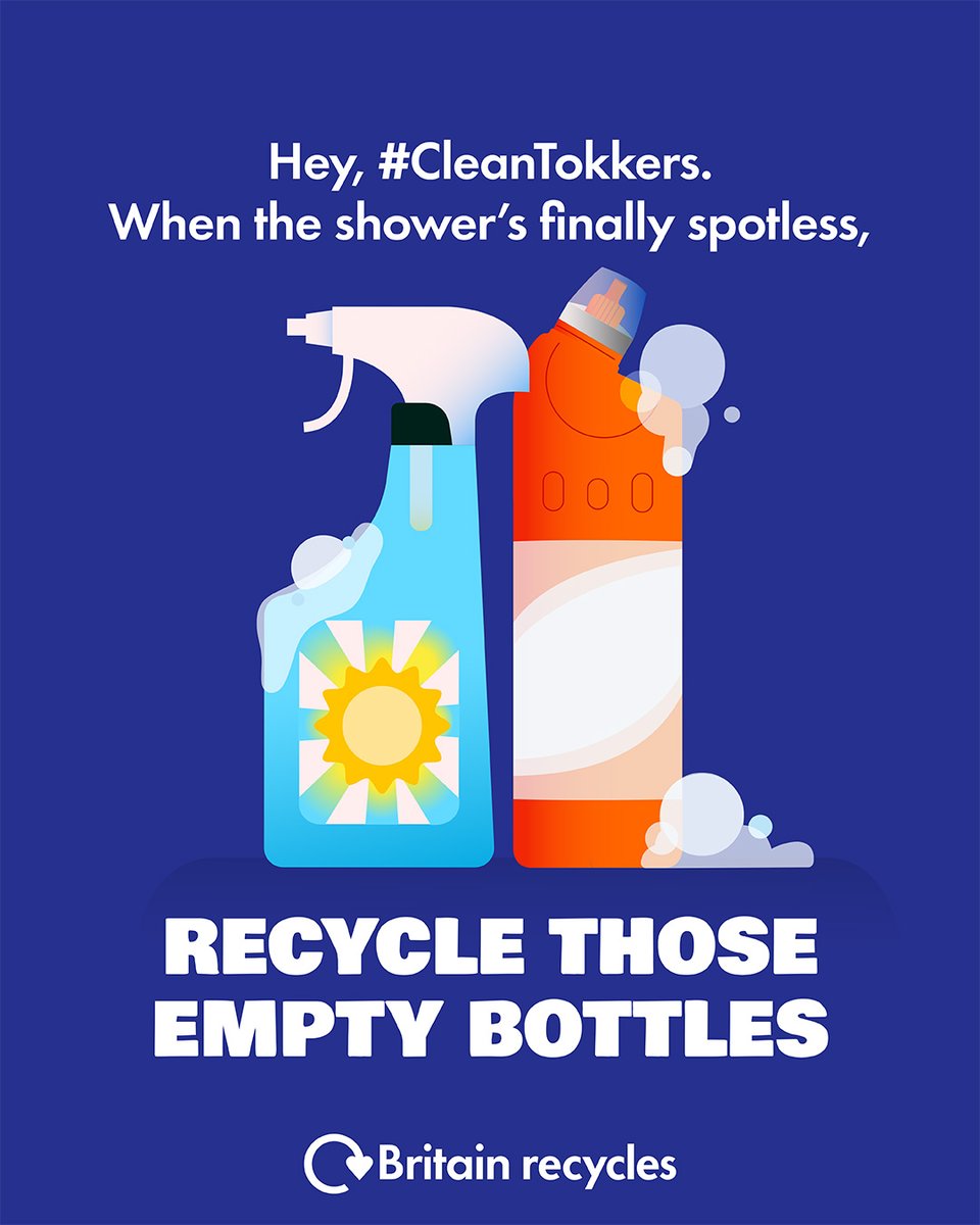 Bostonboro's tweet image. You can recycle most cleaning bottles🧴 - don’t let them get away❌. 

Join our nationwide hunt and find those trigger sprays, bleach &amp;amp; detergent bottles. 

Give them a quick rinse💧, pop the lid back on and stick them in the recycling♻️. 

#BigRecyclingHunt #RightThing #RightBin