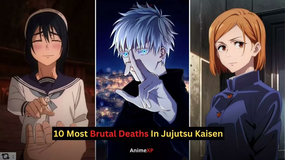 wallpaperacces's tweet photo. 10 Most Brutal Deaths In Jujutsu Kaisen Manga

https://t.co/xBCV2hUzuy

#anime #SatoruGojo #GojoSatoru #JujutsuKaisen #jujuプラス #NobaraKugisaki #yutaokkotsu #YujiItadori https://t.co/pDOaBelf8V