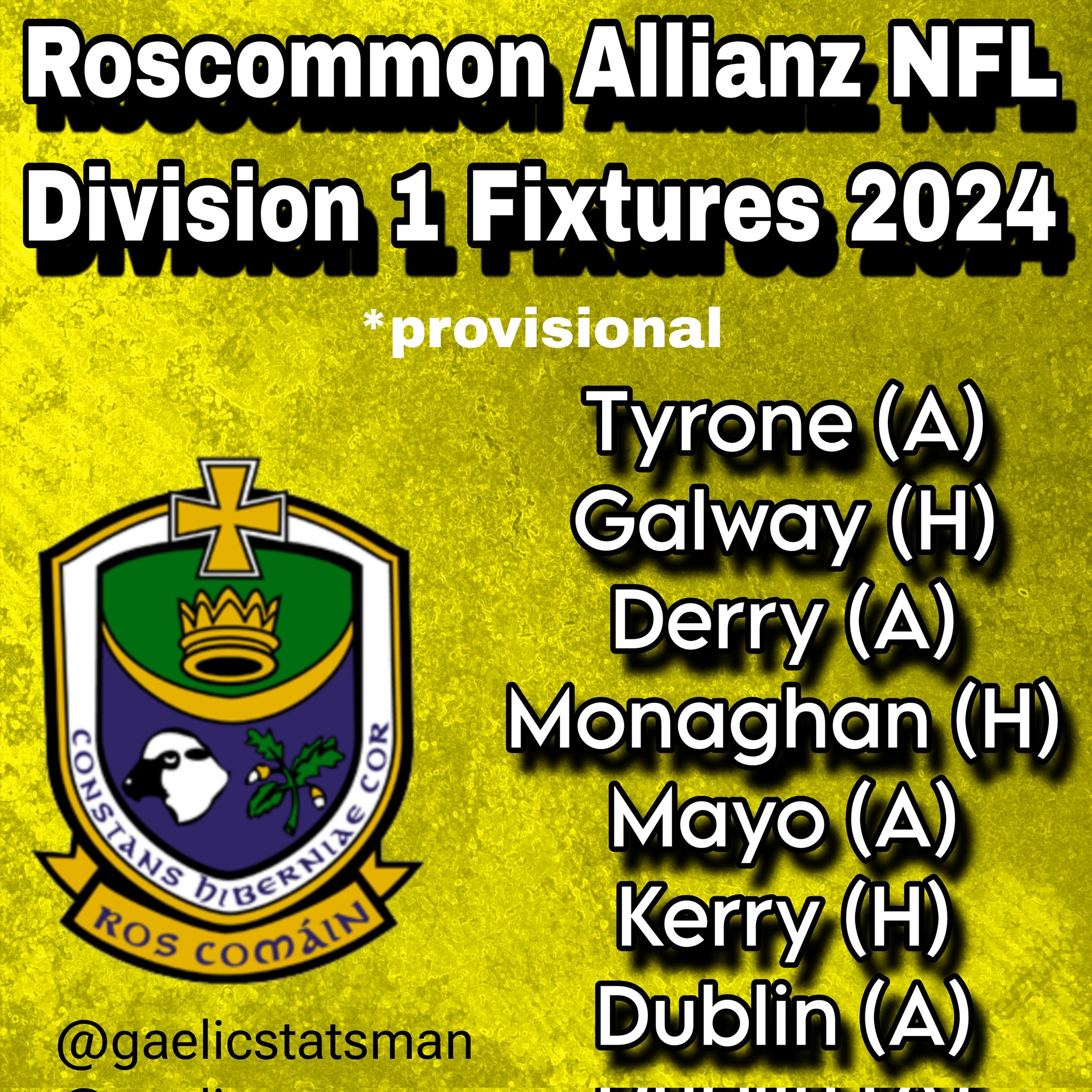 GAA release Allianz League and Championships fixtures schedule for 2024 -  Mayo Live