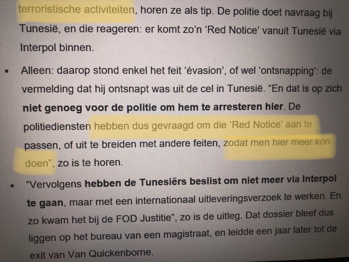 Maar hij stond niet op de radar hoor…. 🙃 Welke info had politie? Welke antwoorden kreeg de politie vanuit Tunesië na dat ze zelf contact hadden opgenomen met specifieke vragen over Lassoued? En waarom werd dit niet verder opgevolgd? ⁦@woverschelden⁩