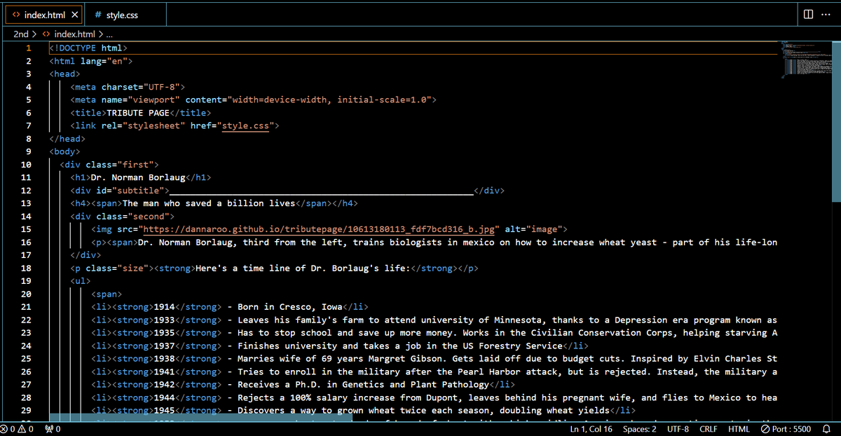 mitch_zone's tweet photo. My first project, A tribute page. Not quite perfect but I did this. It is very little but I'm happy I'm moving forward😁
#tech #FrontEnd #html #CSS https://t.co/Q4XQvcsKOE