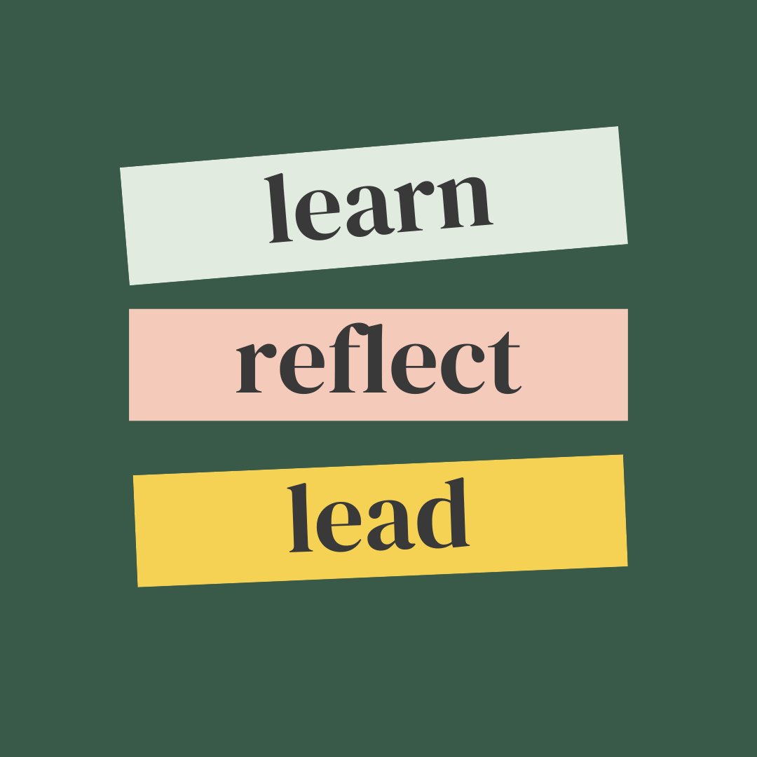 TWUEducation's tweet photo. To be a literacy leader, we must embrace continuous learning and exploration, absorb insights, and act thoughtfully while empowering others to do the same. #TWULitandLearn #ReaderResponse #LitLearnLead Contributed by @mrs_samanthakelsey https://t.co/EQSO3DuPKA