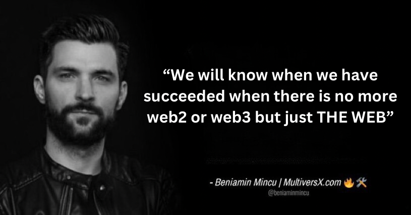 DBCrypt0's tweet photo. Such an amazing quote from day 1 of @xDay2023

Blurring and ultimately destroying the lines between web2 and web3 are necessary for advancement

@MultiversX https://t.co/58scllVzQt
