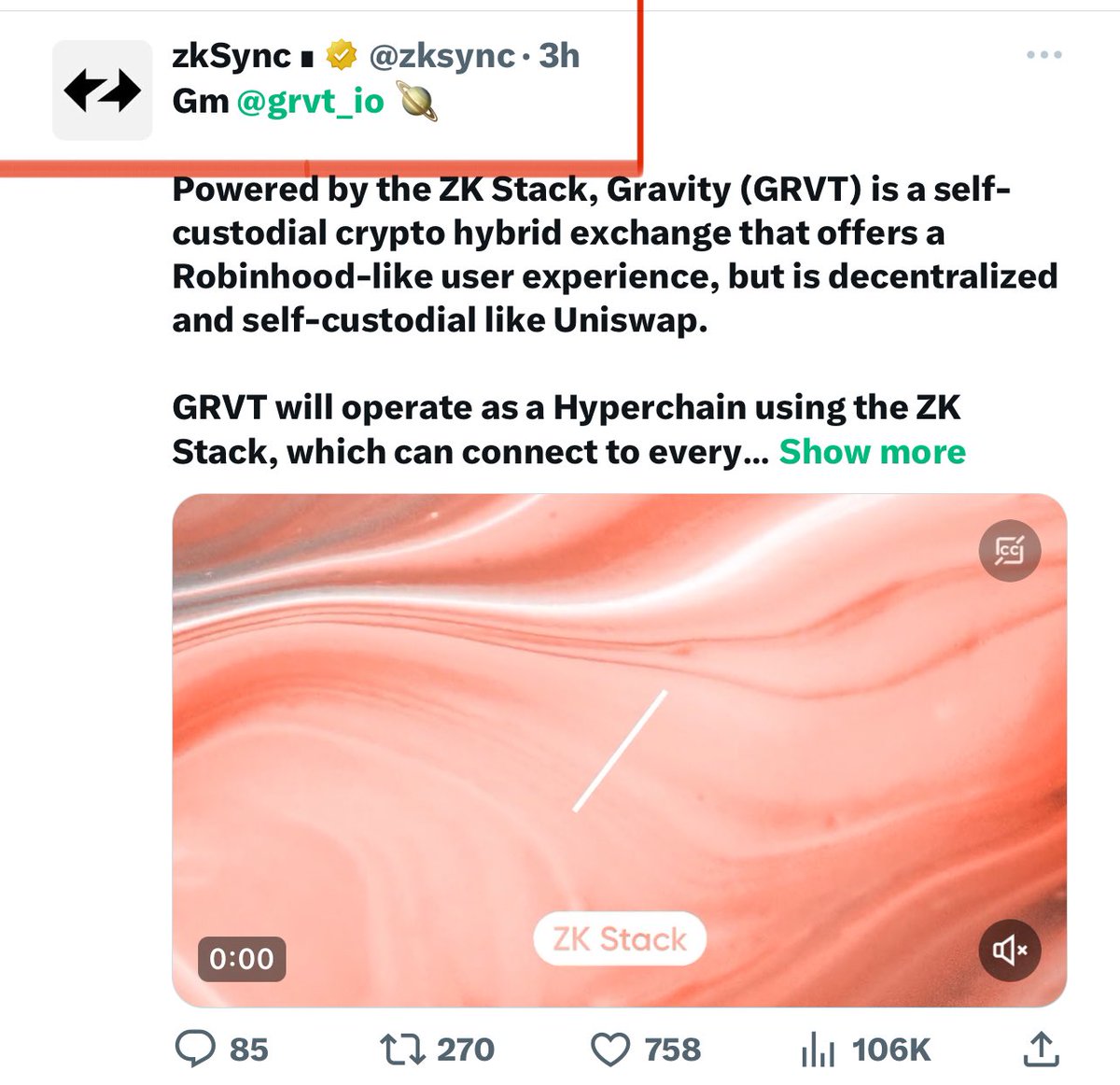 Crypto4bailout's tweet photo. Zero Dollars 0$ $GRVT AIRDROP!!!

Don't miss it, to position do the following below 👇👇

Signup: https://t.co/HYjVZEX4ct

♦️Click "Personal"
♦️Enter Name, Email, Password
♦️Verify Email
♦️Done
♦️Drop your ref link

Zksync posted about the project proof below 👇

Funding $7.1M https://t.co/1FOzbdSocY