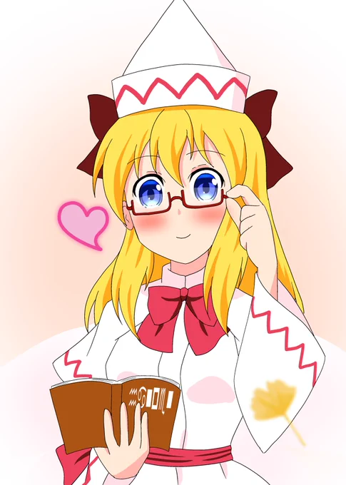読書の秋ですよー!#リリーホワイト #東方project #東方 #touhou 