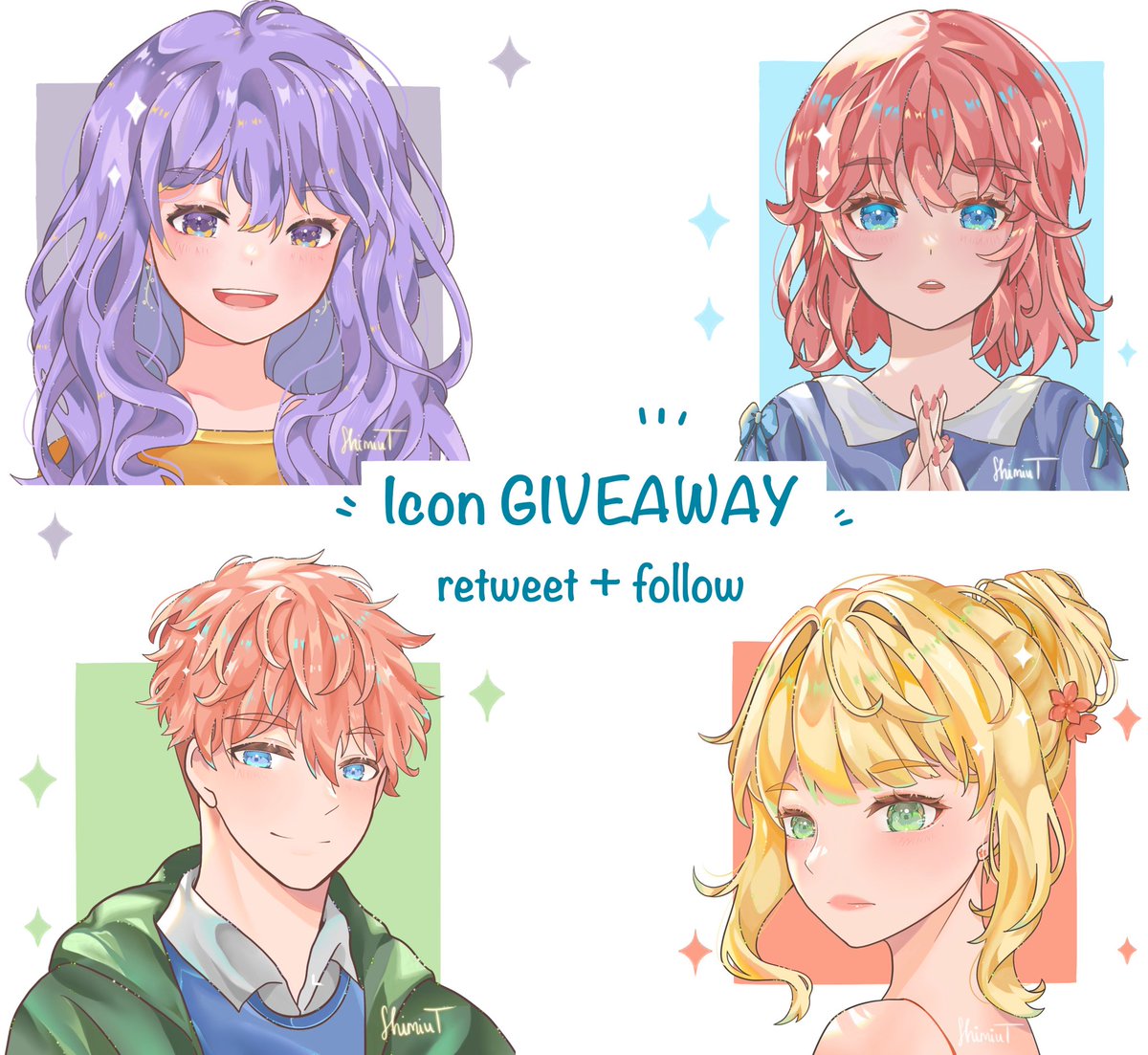 🌷Art Raffle🌷
Thank you guys so much for 300 followers! 

Rules:
- follow and retweet
- (optional) comment your OC 

One winner will be selected on November 10 and win a sparkly Icon! Good luck ʚ(*´꒳`*)ɞ♡
#artraffle #Giveaway