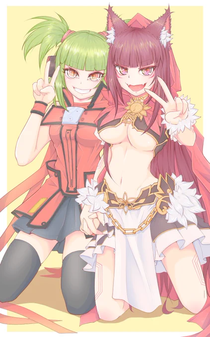 許可が下りたのでお披露目『beatmania』よりツガル『SOUND VOLTEX』より紅刃を描かせていただきました依頼主:イズミさん〔 〕 
