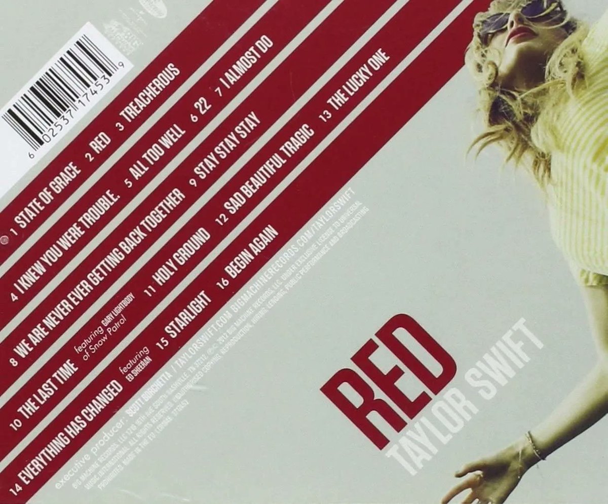 PopCrave's tweet photo. 11 years ago, Taylor Swift released 'Red.' https://t.co/vhcLIE5Has