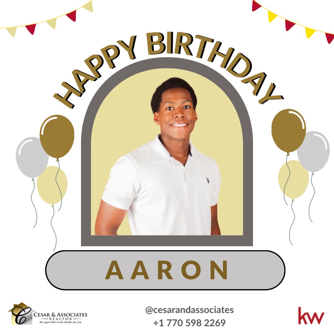 Please help me wish my son Aaron a happy birthday🎉🎂
May God bless you with all the desires of your heart. ♥️ 
Happy birthday, son! Enjoy your day! 🥳
#birthday #birthday2023 #son #realtorsson #treasure #atlanta  #atlantarealtors #atlantarealtor #cesarandassociates #marjorycesar