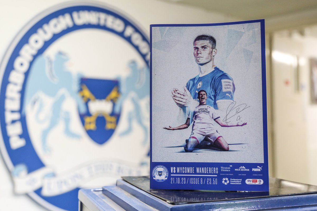 📕 Heading to the game this afternoon against @wwfcofficial? Make sure you pick up a copy of the matchday programme from @PoshClubShop for just £3.50! #pufc