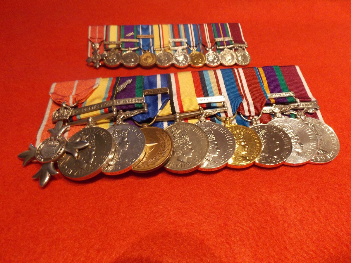 A few examples of our work over the last few weeks including a couple of the new nuclear test medal.