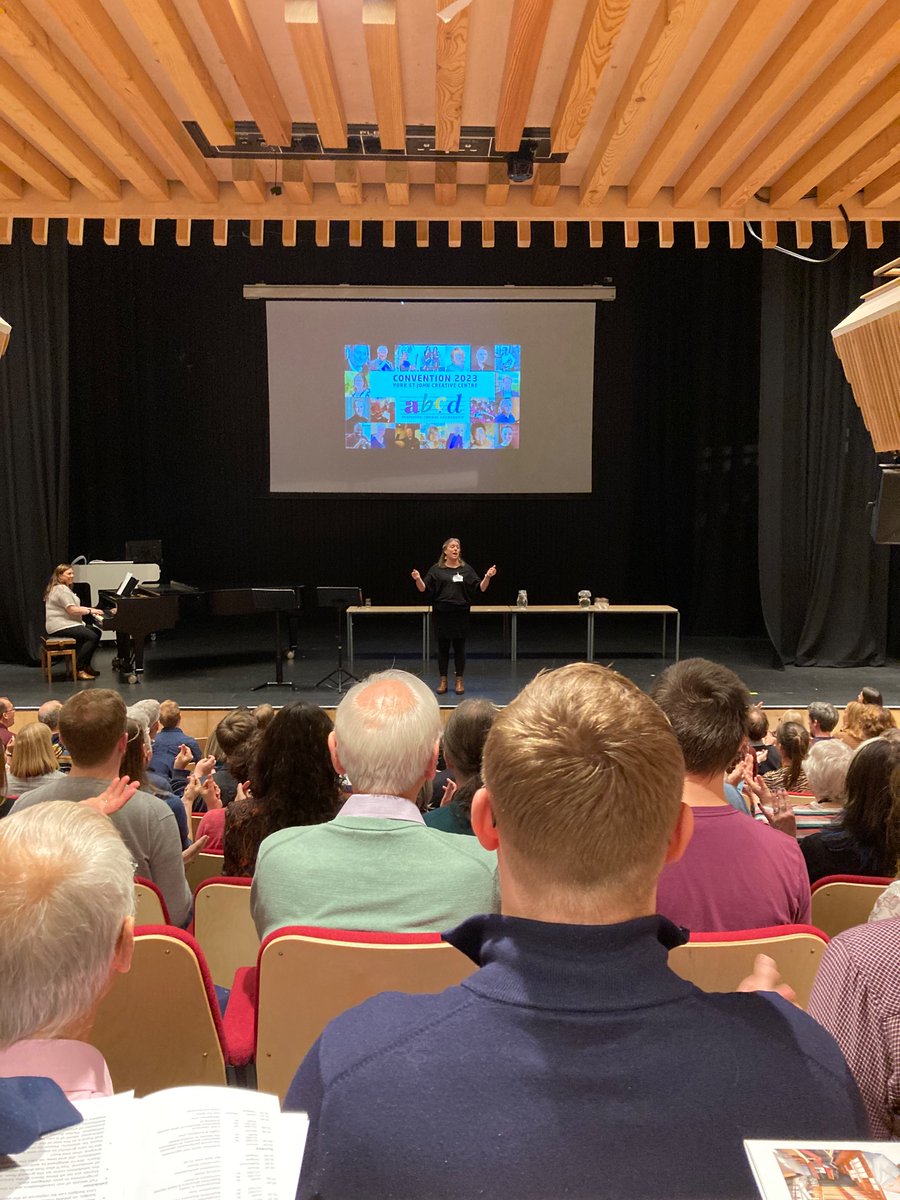 Association of British Choral Directors (@abcdtweets) on Twitter photo We’re starting Convention with an energising plenary from <a href="/SuzzieandLucy/">how to make your choir sound awesome</a> introducing their brilliant book - How to Make Your Choir Sound Awesome!
Currently practicing our witchy opera-nauts 🧙🎤👩🚀
#abcdConvention2023 #BeInspired We’re starting Convention with an energising plenary from <a href="/SuzzieandLucy/">how to make your choir sound awesome</a> introducing their brilliant book - How to Make Your Choir Sound Awesome!
Currently practicing our witchy opera-nauts 🧙🎤👩🚀
#abcdConvention2023 #BeInspired