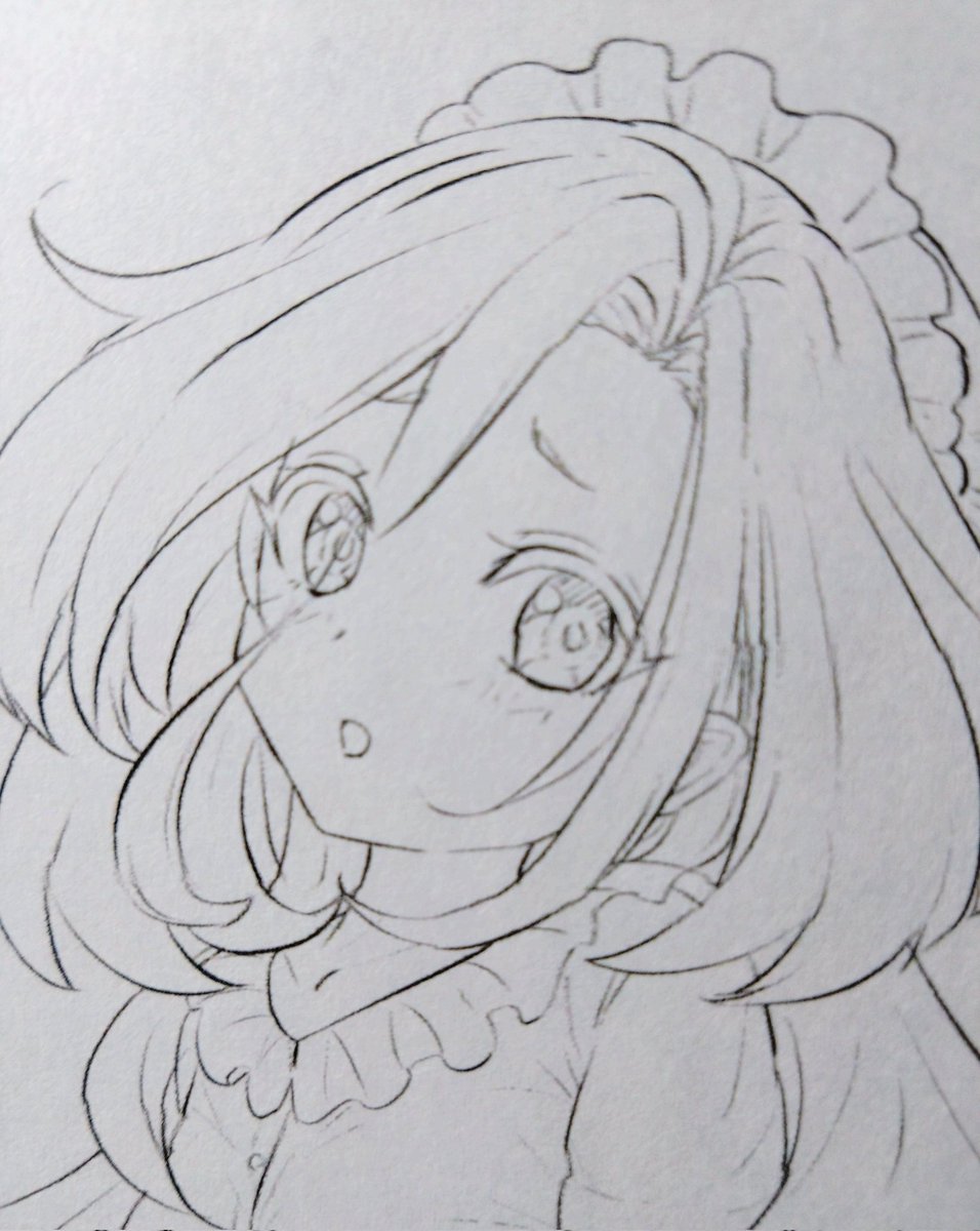 Gペンツールで描いて紙に印刷した。まあ、大丈夫かな
これ34ページ分やるのか^_^ 