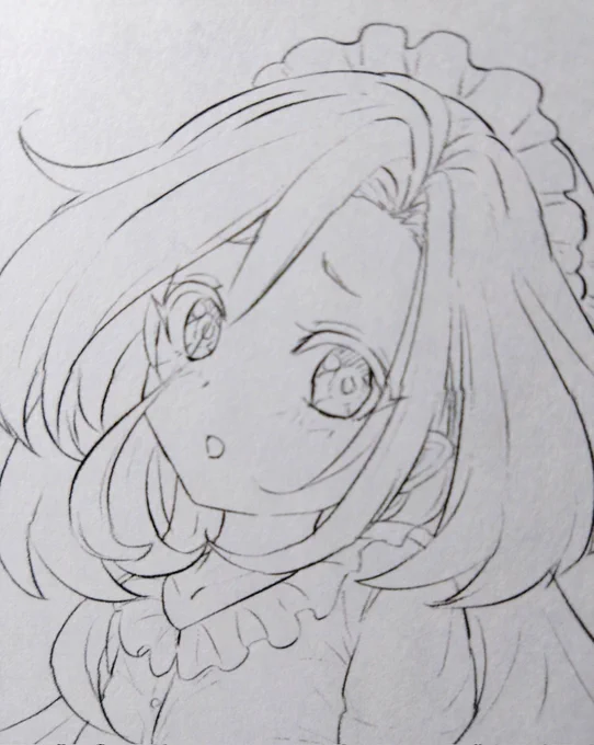 Gペンツールで描いて紙に印刷した。まあ、大丈夫かな
これ34ページ分やるのか^_^ 