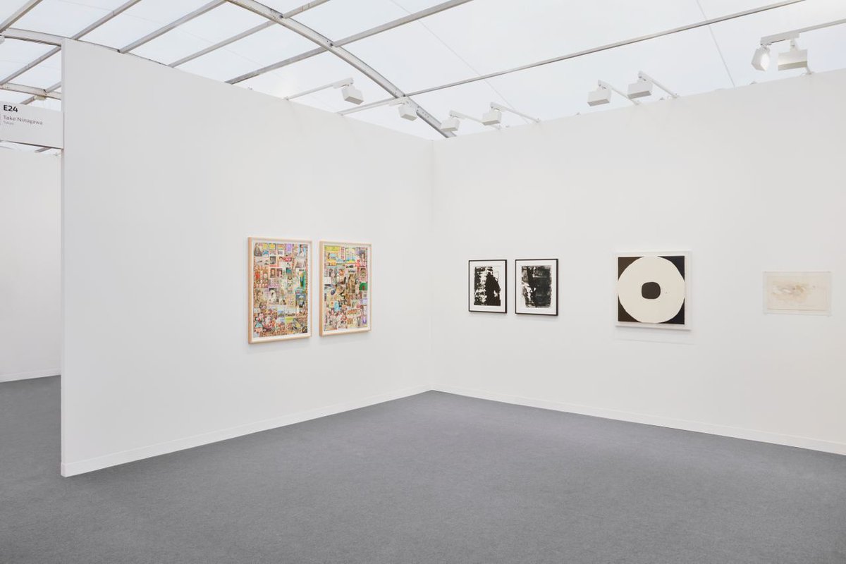 TakeNinagawa's tweet photo. Public Day at #parisplus @artbasel 🇫🇷
📍Booth E24  

#kazukomiyamoto #宮本和子
#shinroohtake #大竹伸朗
#shozoshimamoto #嶋本昭三
#jiroyoshihara #吉原治良
#gutai #具体

#parisplus #artbasel #paris #parisplusparartbasel #parisplusartbasel2023 #takeninagawa

Photo: Studio Shapiro https://t.co/OyDxx3cDK3