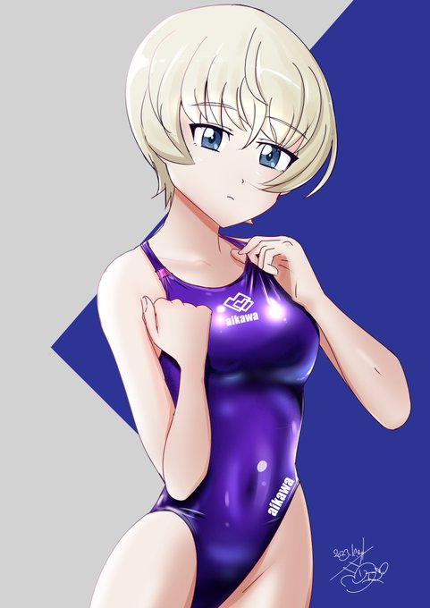 ガルパンの映画見てきたので3話から出てきた継続高校のヨウコちゃんを描きました! 