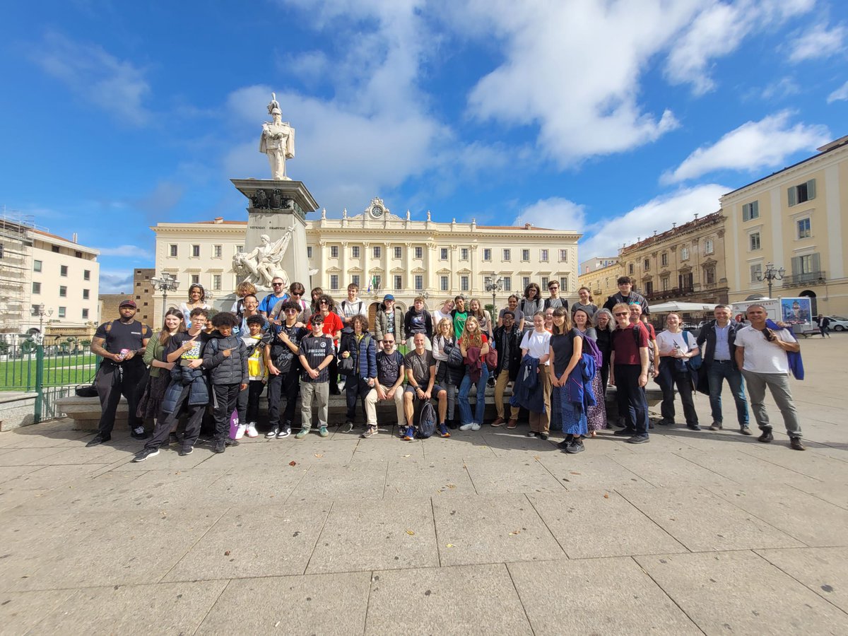 The storm has broken for a little while and we are enjoying the sights of Sassari while the sun shines!