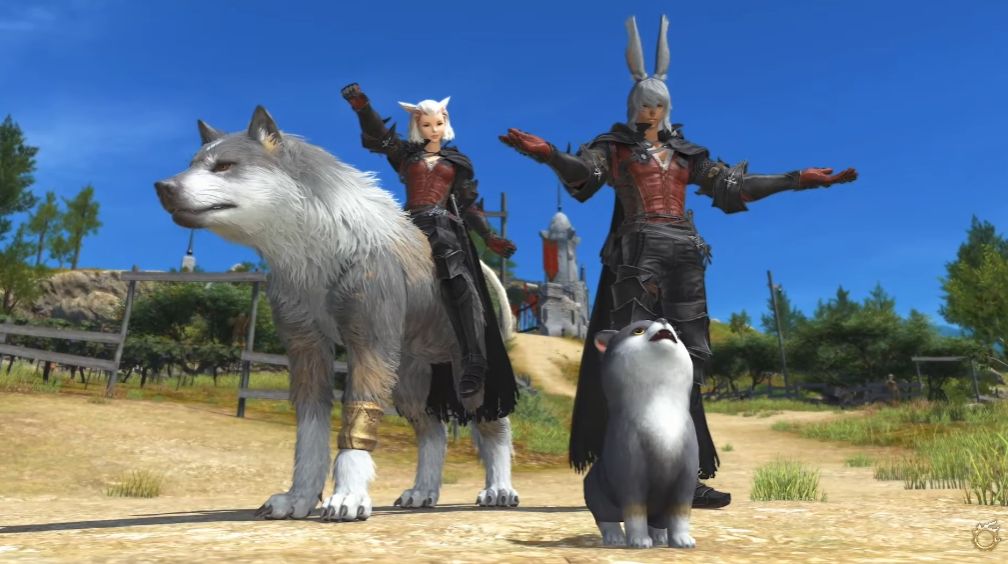 umadori0726's tweet photo. 「FF14」×「FF16」コラボ「炎影の旅路」が実装決定！！トルガルマウント＆ミニオンやクライヴ衣装がお披露目！ 
https://t.co/h40RUgTWw6  : #FF14 https://t.co/Y0pJWXjAaA