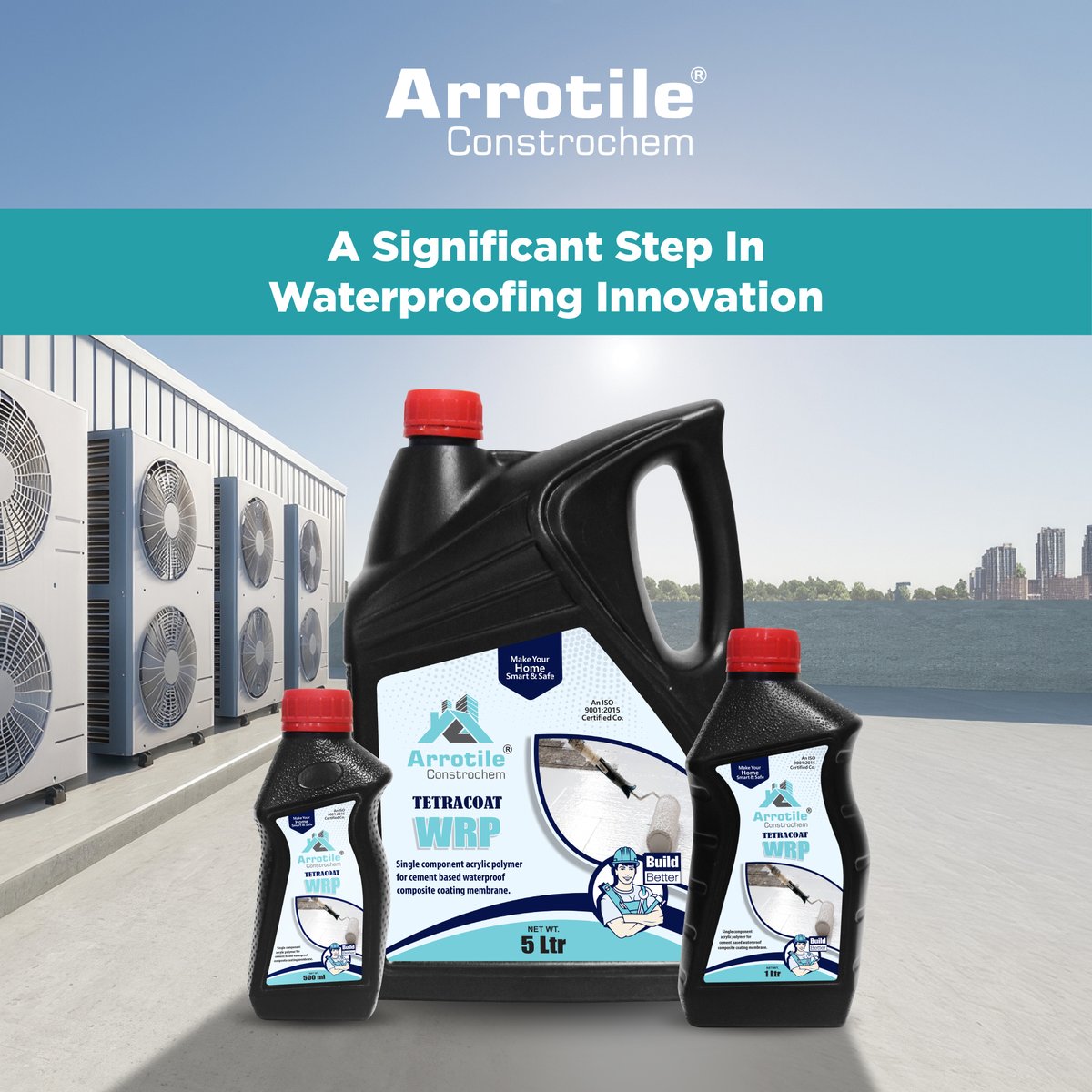arrotile's tweet photo. Unlock Waterproofing Excellence with TETRAKOT WRP! 💧
#arrotile #waterproofing #constructionchemical https://t.co/GWXeqmFuOg