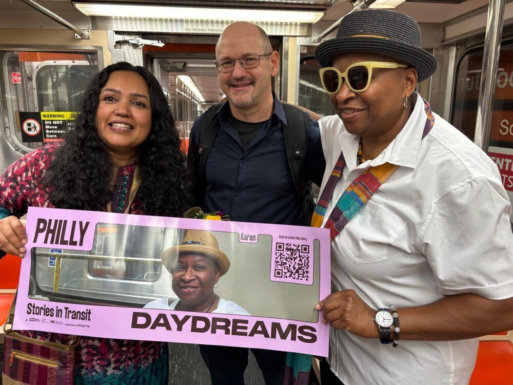 AR in transit: Check out this new interactive public art exhibit that explores Philadelphians' daydreams on public transportation bit.ly/3Q6lcDw