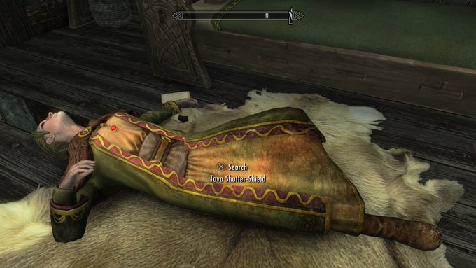 Not a lot I regret in Skyrim. This always breaks my heart a little though #skyrim #Skyrimproblems #PS4share<a href="/tag/skyrim"class="tags"><span>#skyrim</span></a><a href="/tag/ps4share"class="tags"><span>#ps4share</span></a><a href="/tag/skyrimproblems"class="tags"><span>#skyrimproblems</span></a>