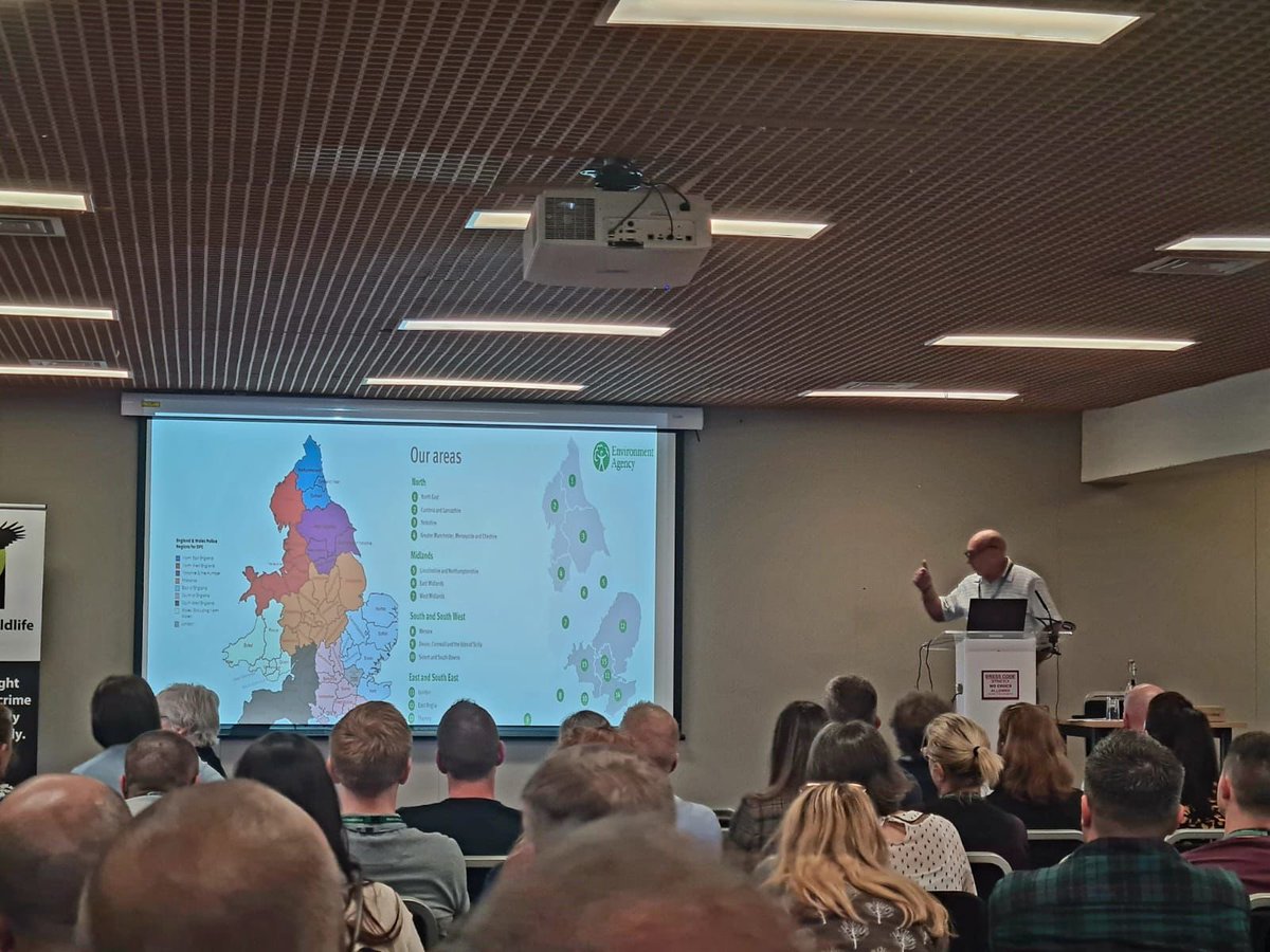 LeeWatts40's tweet photo. Just attended the 33rd National Wildlife Crime Enforcers conference  where law enforcers, statutory agencies and NGOs all gather to hear the latest views, approaches, successes and challenges of combating wildlife crime in the UK. https://t.co/Gdy6Kn4xMz