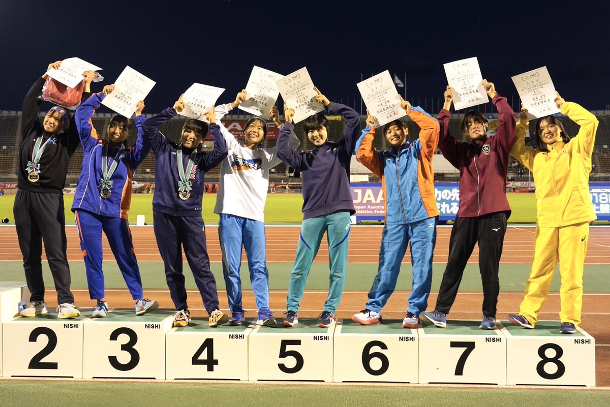 U18U16陸上大会 2日目】 ◇U18女子 やり投✨表彰式 1位🥇#吉田さくら