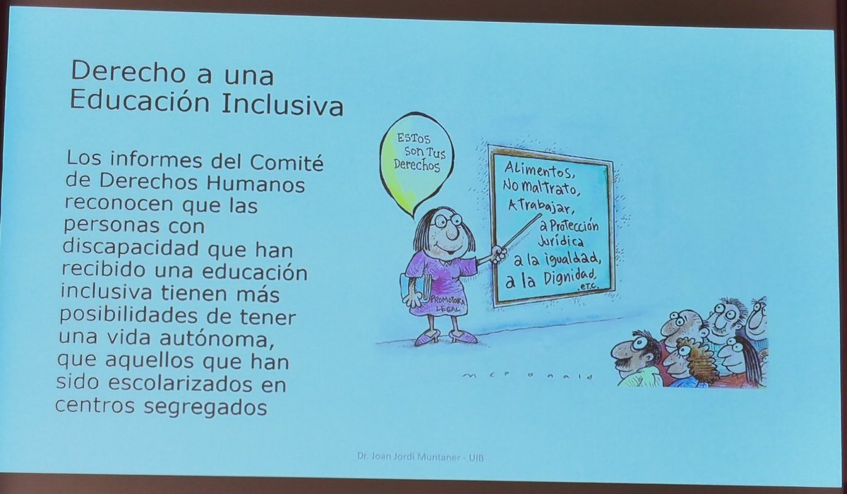 "El derecho de elegir de los padres está por debajo del derecho a la educación del alumno" <a href="/jandrocalleja/">Alejandro Calleja</a> 
<a href="/MenorcaIncluye/">Menorca Incluye</a> 
#Balearesporlainclusion