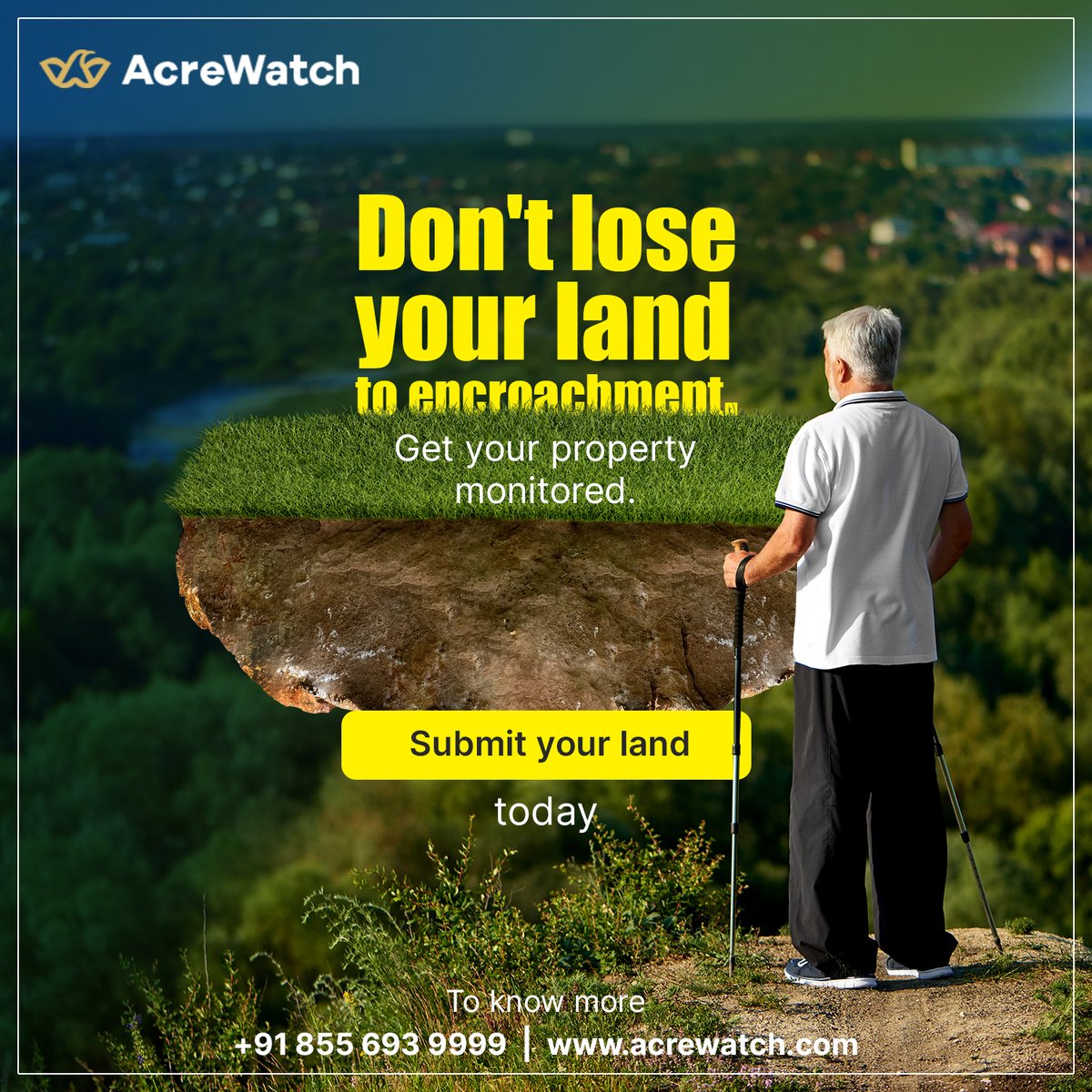 WatchAcre's tweet image. Losing land to encroachment is a nightmare no one wants to experience. 

👨🏽‍💻 Visit acrewatch.com
📞 Call +91 855-693-9999

#AcreWatch #plotmonitoring #landmonitoring #secureland #secureproperty #landencroachment #safeguarding #realestate #india #nri #nriindians
