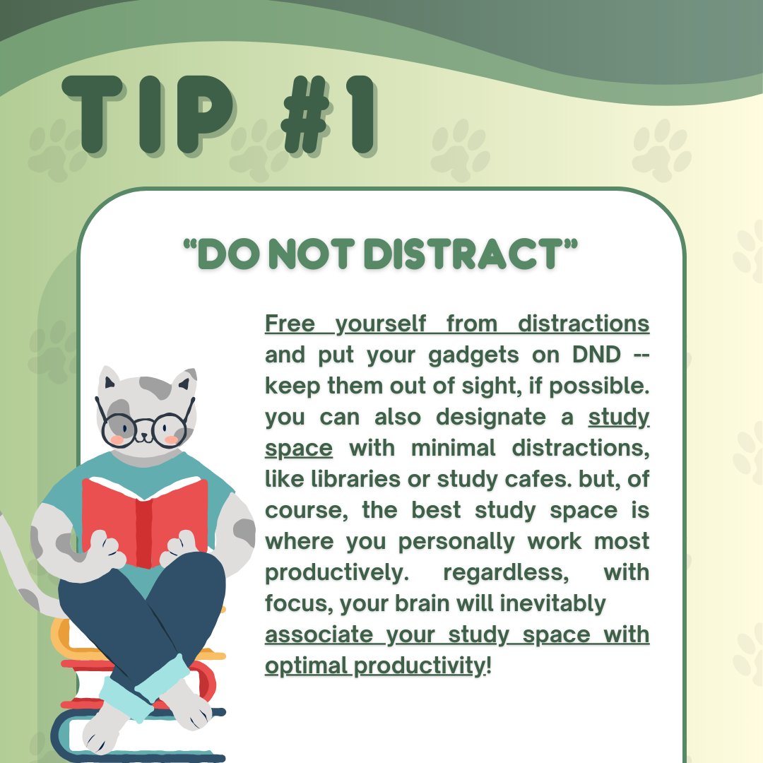 capwa_up's tweet photo. May paw-sok na naman. 🙀 Need help getting back to study mode? CAPWA's got you! Here are some tips to aid in establishing study habits that work for you! 🧠📝
#UPDiliman #StudyTips #StudyHabits #CAPWATao #CAPWAHayop #CAPWATayo #CAPWAUP https://t.co/QvNqSErgIx