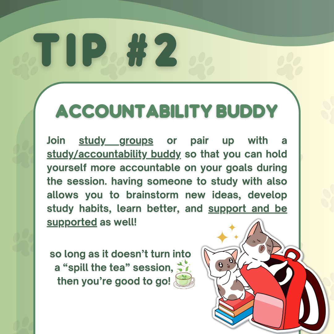 capwa_up's tweet photo. May paw-sok na naman. 🙀 Need help getting back to study mode? CAPWA's got you! Here are some tips to aid in establishing study habits that work for you! 🧠📝
#UPDiliman #StudyTips #StudyHabits #CAPWATao #CAPWAHayop #CAPWATayo #CAPWAUP https://t.co/QvNqSErgIx