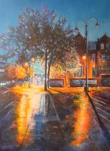 LLHappyArt's tweet photo. Just one of my #treepaintings 'Morning Reflections' that are available. #Prints and #cards are available too. #ArtGiftsDay #UKGiftAM #shopindie #giftideas #supportthemakers #gifts #SaturdayMorning #artistsontwitter #myurbantrees #treeart https://t.co/tsonLW4UGY