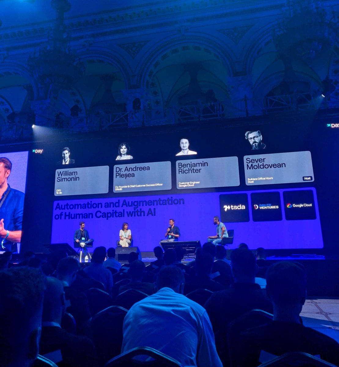 webchain_ro's tweet photo. 🔥Feeling the energy here at xDay 2023! We are thrilled to be part of this incredible event in Bucharest, Romania.
Together, we're exploring groundbreaking ideas in #blockchain, #AI, #fintech and the ever-evolving #metaverse.
#xday2023 #TechInovation #MultiversX https://t.co/4HKlgvex7M
