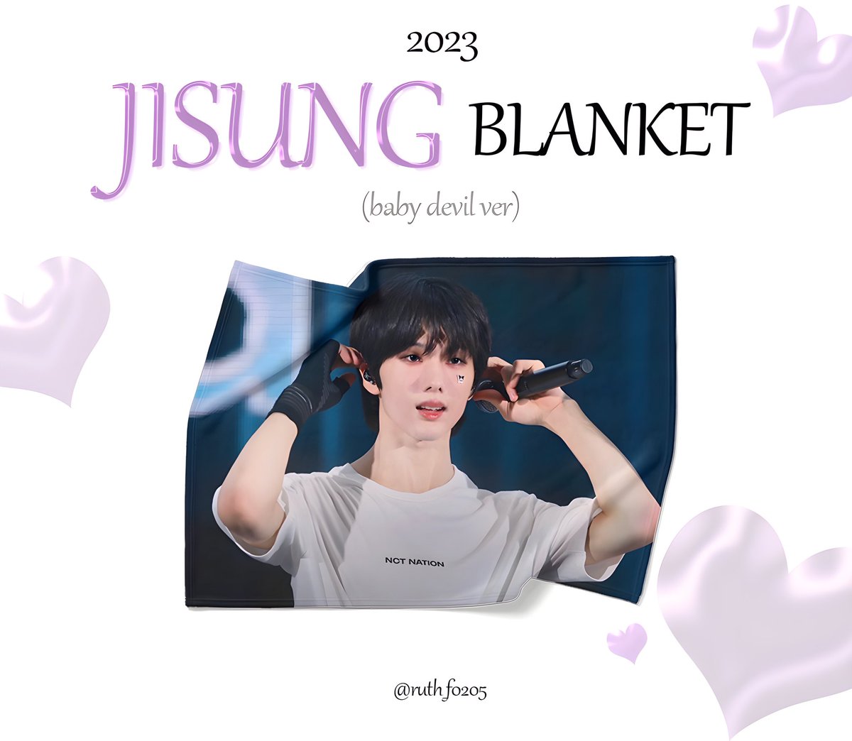 𝗣𝗛𝗢𝗧𝗢 𝗕𝗟𝗔𝗡𝗞𝗘𝗧 𝗳𝗼𝗿 𝗝𝗜𝗦𝗨𝗡𝗚

𝒷𝒶𝒷𝓎 𝒹𝑒𝓋𝒾𝓁 𝓋𝑒𝓇.

➺ 10. 22 - 10. 31
➺ url.kr/lteazx 

🌐 G.O -&gt; DM 🌐

RT 추첨 포토 담요를 드립니다.

#지성 #JISUNG #NCTDREAM #엔시티드림 #チソン #NCT