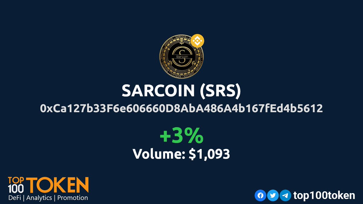 🔥Token of the Day (Saturday)!🔥
        
<a href="/SARCOIN_/">SARCOIN FINANCE</a>

#TokenOfTheDay #GemsAlert #Moon #BINANCE