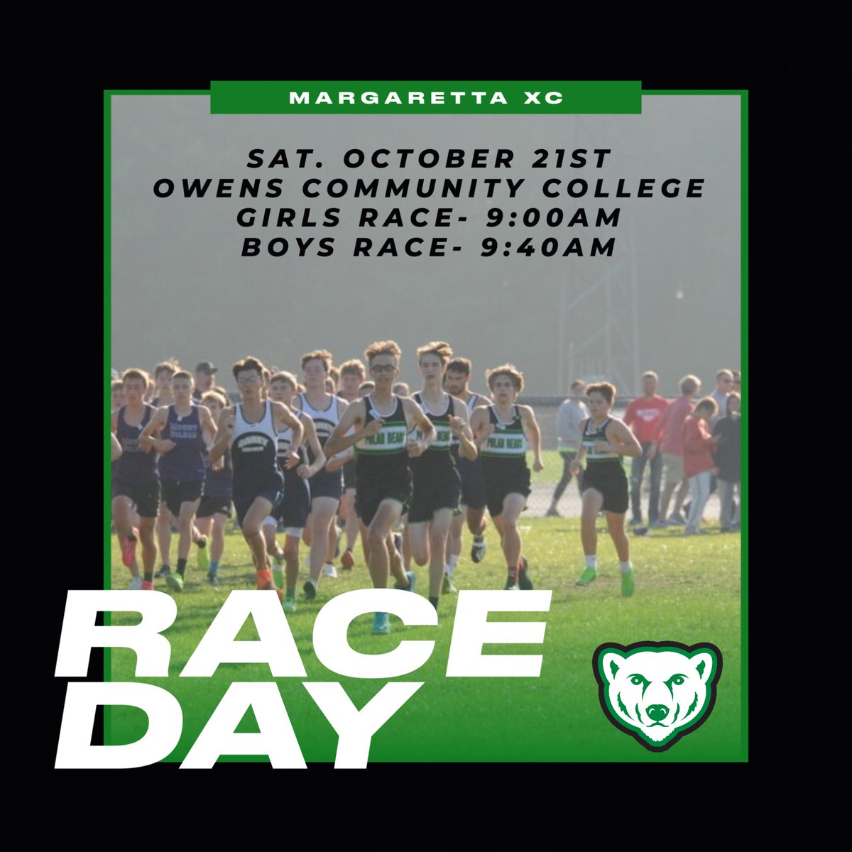 mhspolarbears's tweet photo. Good Luck to the High School Boys and Girls Cross Country Teams as they compete in the OHSAA District Tournament in Findlay this morning. https://t.co/lMIhr186AL