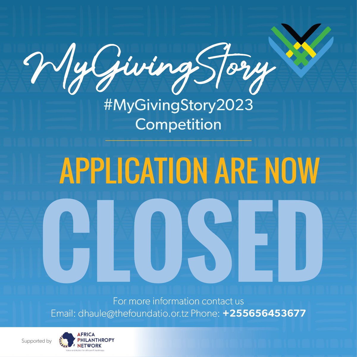 🚨 APPLICATIONS CLOSED 🚨 We're thrilled with the incredible 65 entries for #MyGivingStory2023. Thank you to everyone who shared their inspiring acts of giving and now our judges have their work cut out for them! Stay connected for more updates! @InfoAPN @FCSTZ