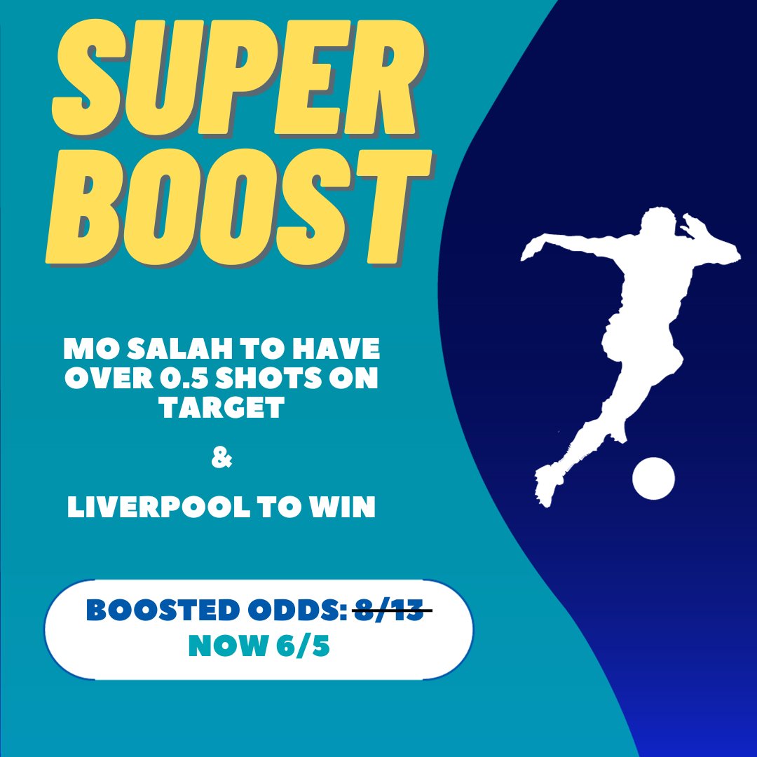 QuickCopUK's tweet image. SUPER BOOST 💰

Check This Amazing Offer At Bet365 🔥

For More Like This Join The Group For FREE Via Link In The Bio 🤝

#liverpool #everton #premier #league #football #footballbets #betting #bets #premierleague #superboost #bet365 #skybet #paddypower #betfair