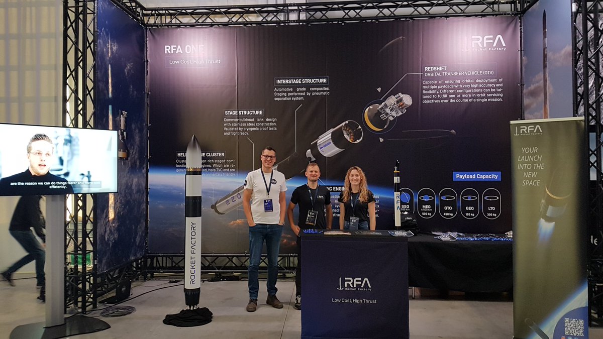 rfa_space's tweet image. We are at the @spacecreatorday! Visit us at our booth and have the chance to win merch and a Lego RFA ONE! 🚀

(But be aware: the quiz is not that easy...)

#SpaceCreatorDay
#TeamSpace