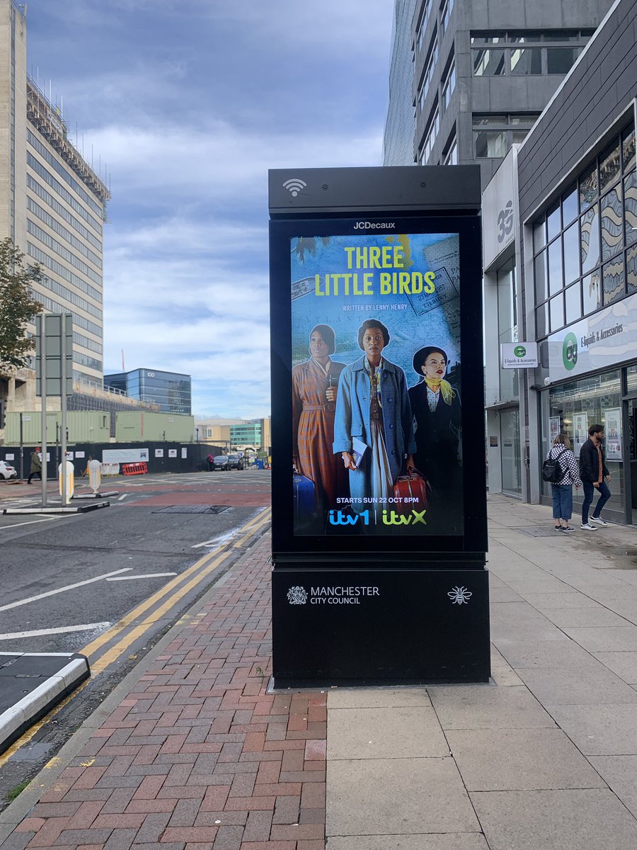 Spotted this on my way to work this morning! A pinch me moment that’s for sure- THREE LITTLE BIRDS- airs tomorrow on <a href="/ITV/">ITV</a> 8pm. 
Catch me as Myfanwy Boyce in Ep. 5 🫶🏻