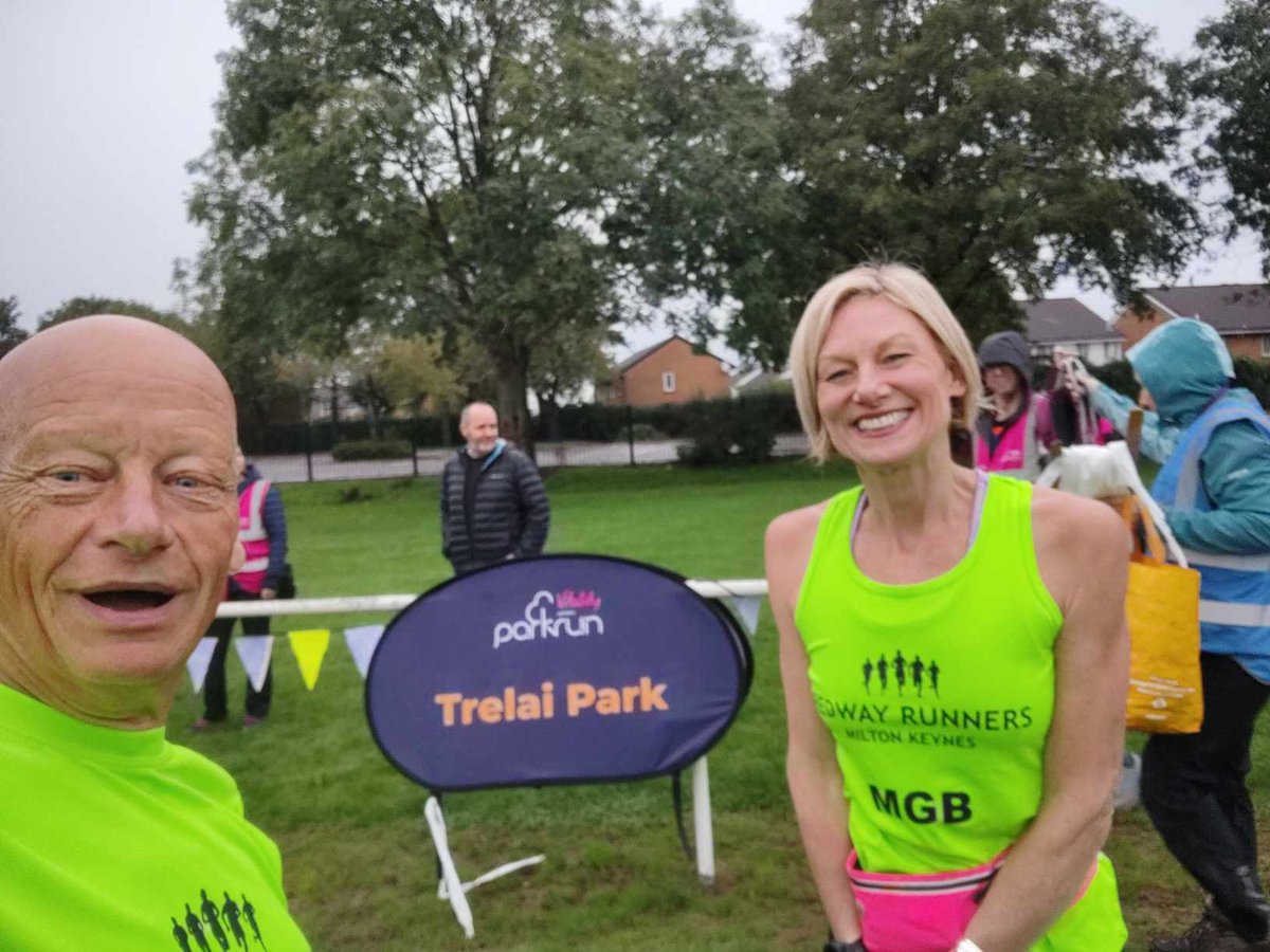 38 people took on Trelai this morning. 6 people got PBs (congrats!), & huge well done to Steve and Michelle who both hit 100 parkruns today. Welcome to our 14 1st timers, and finally the BIGGEST thank you to our 16 volunteers. There'd be no parkrun without you.