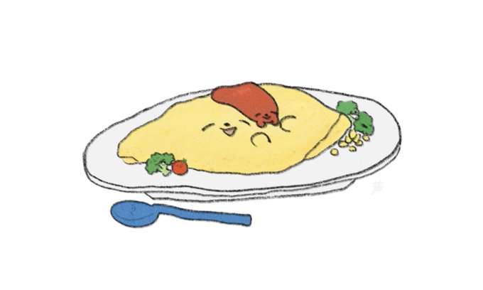 「no humans omurice」 illustration images(Latest)