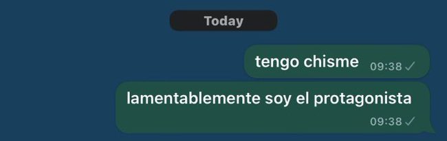 chisme es chisme