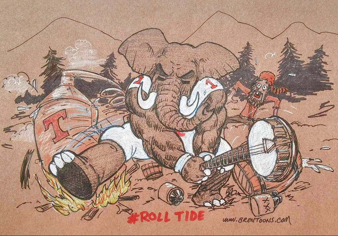 unclehenry's tweet photo. #RollTide @Brentoons @TidalTowel  #Tennes https://t.co/KbdaR7fa3o
