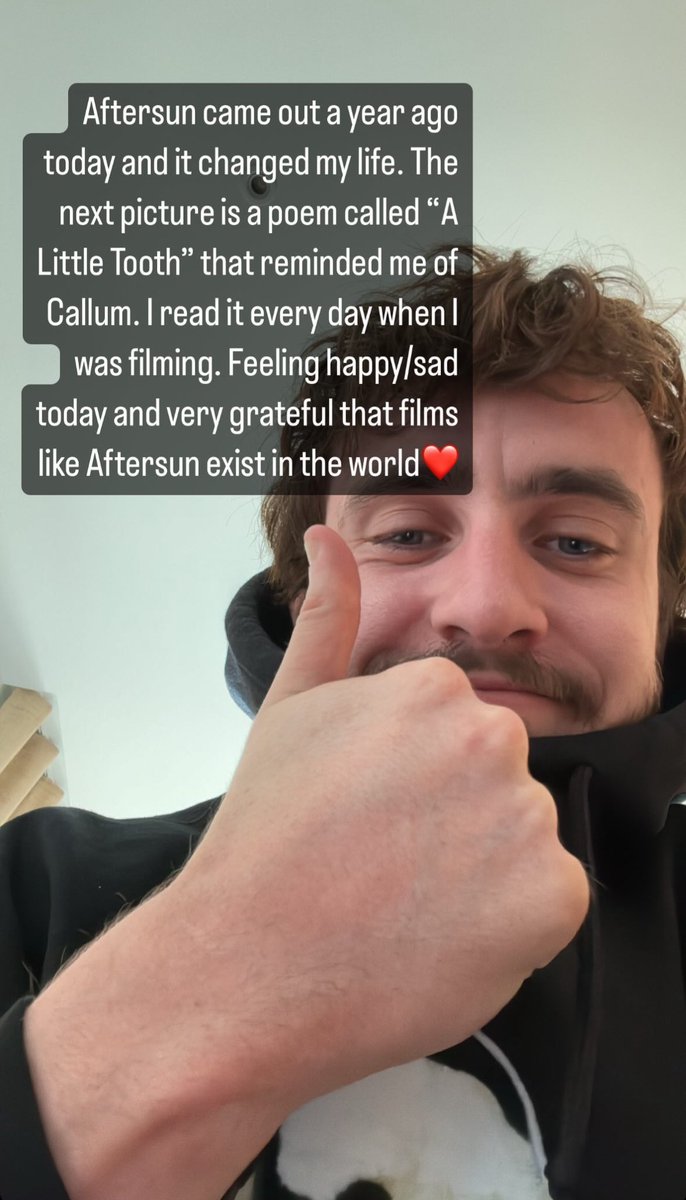 FilmUpdates's tweet image. Paul Mescal via Instagram 📸