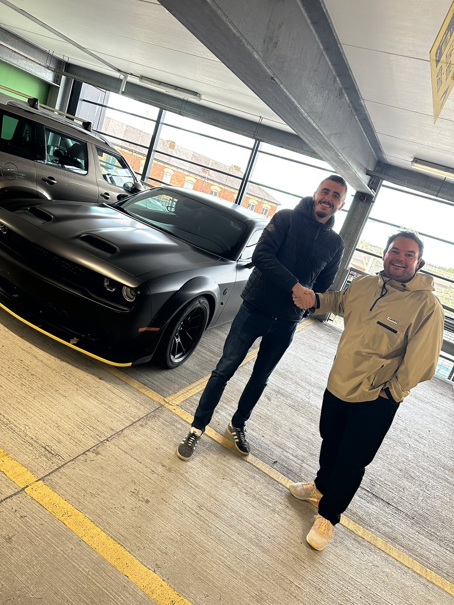 Picked him up 14 mins outside of Grimsby, drank 5 cans of dark fruits in the back, needed 3 piss stops and slagged off my car all the way but we’re here. Great to be your chauffeur <a href="/bmussell1997/">ßailey</a> #GTFC #UTM