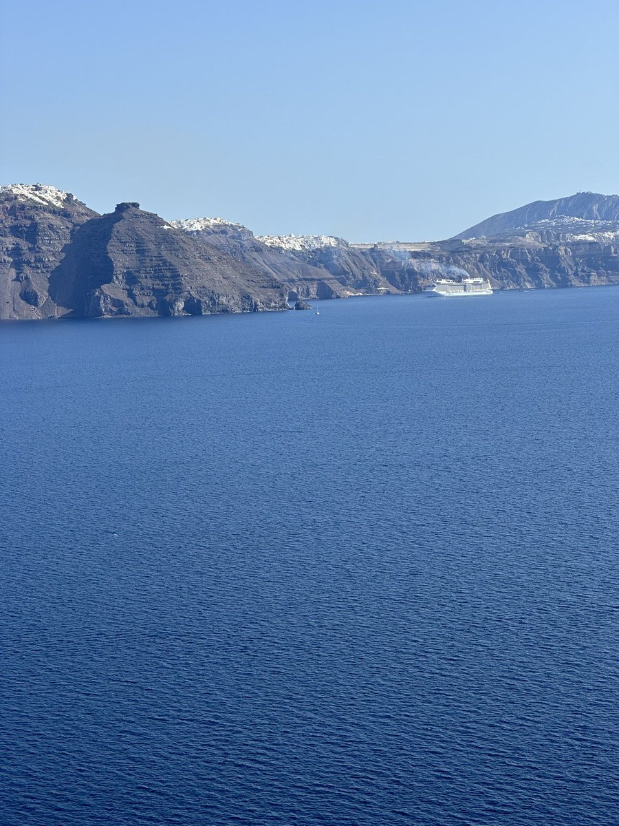 Had a great port day in #santorini #Greece on @RoyalCaribbean Odyssey of the Seas. Isn’t she beautiful? #Travel