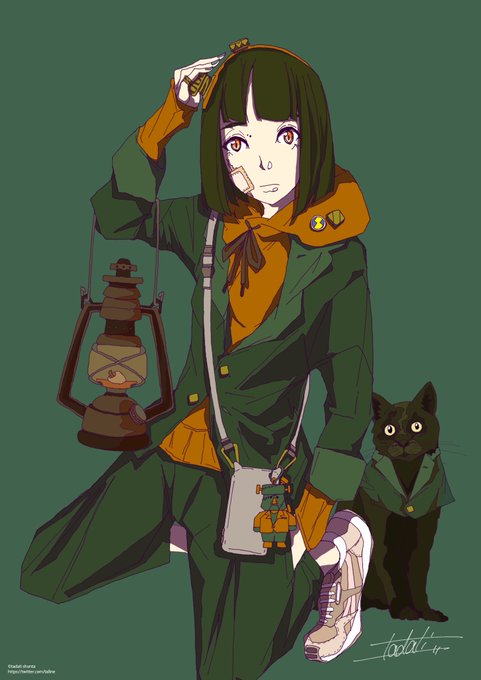 フランケンシュタインと猫。